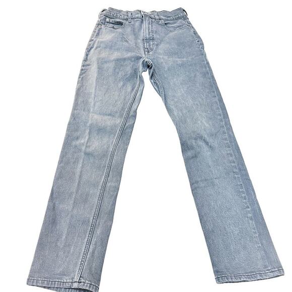 Everlane The Way-High Slim Organic Cotton Denim jeans Gray Wash Size 27 Short - Picture 2 of 9